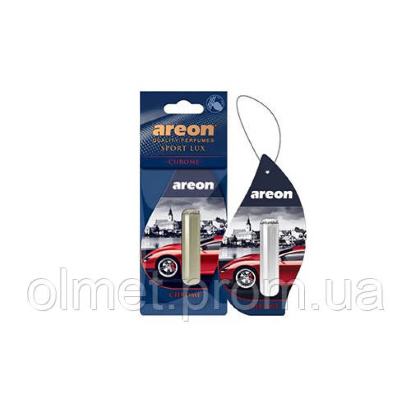 Ароматизатор Areon Lux Sport Liquid Chrome 5 мл (підвіска з рідиною)