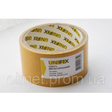 Стрічка клейка двостороння на тканинній основі 50 мм*5м UNIFIX