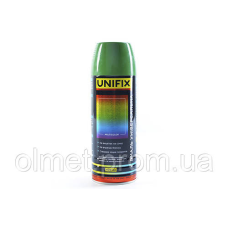 Емаль універсальна акрилова RAL6002 зелений листовий глянець 400 мл UNIFIX