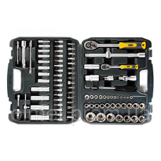 Набір насадок (інструментів) торцевих з тріскачкою CrV 1/4, 1/2 (72Т) (94шт)