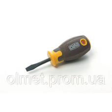 Викрутка шліфувальна композитна ручка CrV SL5x38 мм (плоска) (воронна) СИЛА