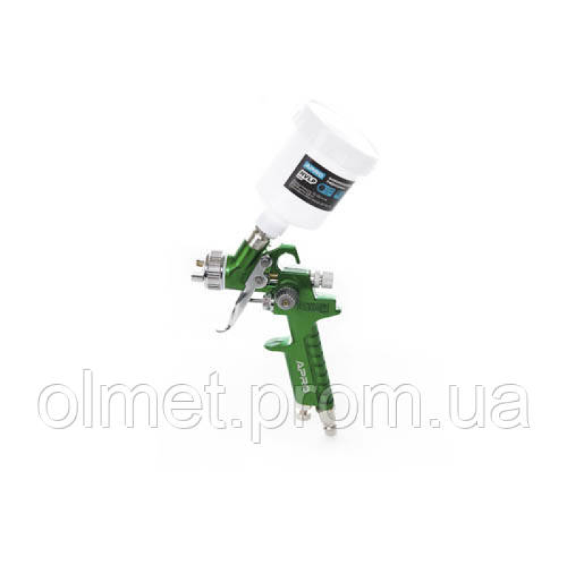 Фарборозпилювач HVLP-Mini Ø0,8 мм у/б пласт. 100 мл APRO Фарборозпилювач HVLP-Mini Ø0,8 мм у/б пласт. 100 мл APRO