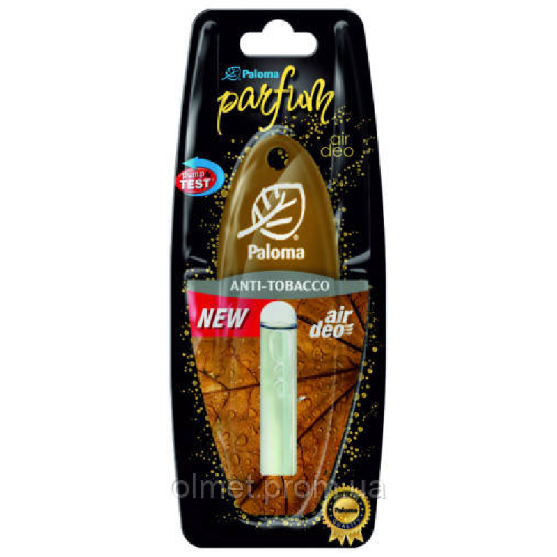 Ароматизатор Paloma Parfume 5ml, ANTI-TABACCO (підвіска з рідиною)
