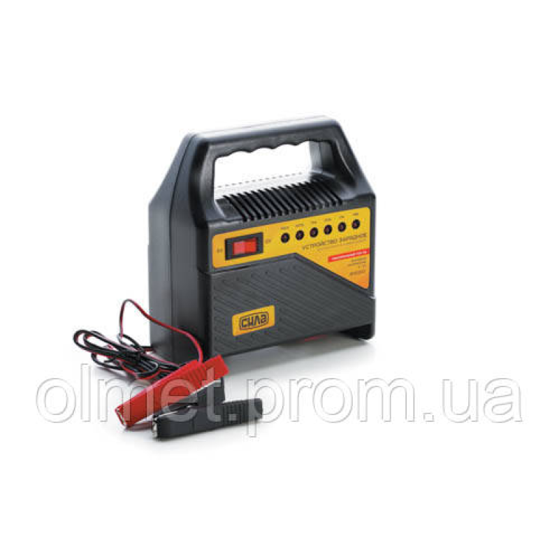 Зарядний пристрій для авто 6 А, 6-12 В, до 80 Ah (підходить на олив“яно-кислотні АКБ) (світлодіодний індикатор) Зарядний пристрій для авто 6 А, 6-12 В, до 80 Ah (підходить на олив“яно-кислотні АКБ) (світлодіодний індикатор)