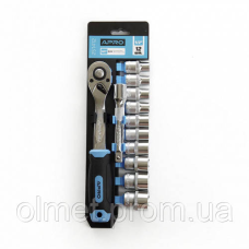 Набір насадок CrV 1⁄2 (90Т) (12 шт.) APRO