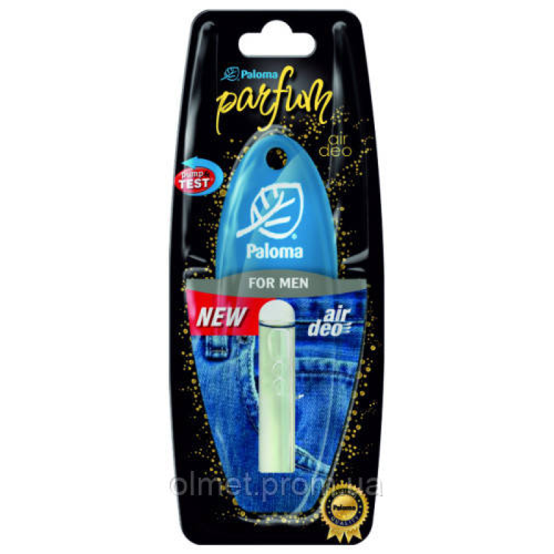Ароматизатор Paloma Parfume 5ml, FOR MAN (підвіска з рідиною)