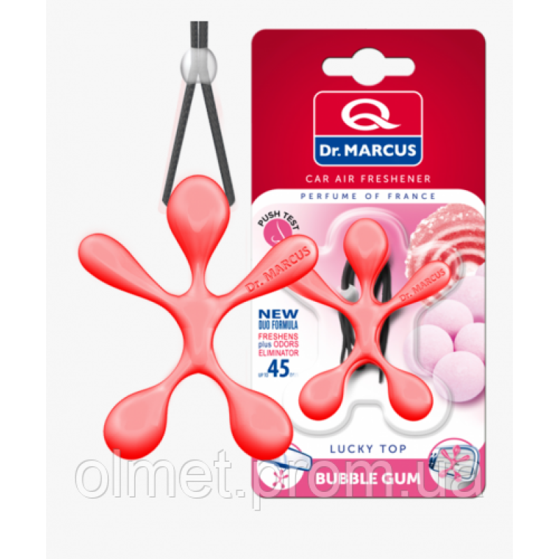 Ароматизатор LUCKY TOP жувальна гумка (Bubble Gum) (підвіс) Ароматизатор LUCKY TOP жувальна гумка (Bubble Gum) (підвіс)