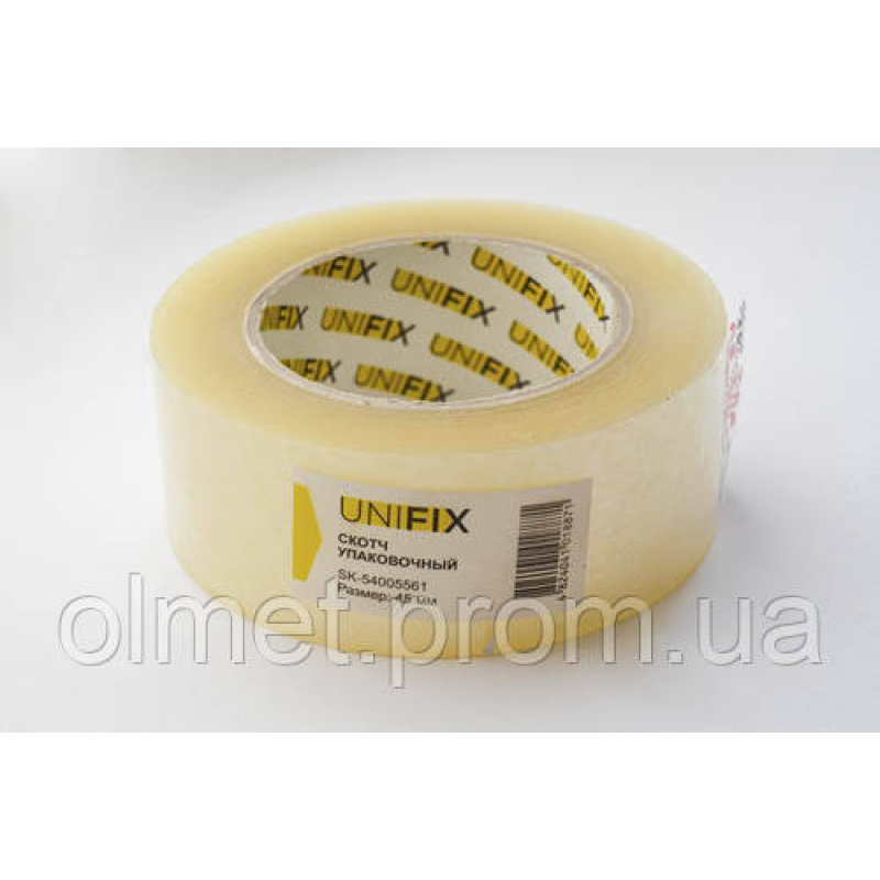 Стрічка клейка пакувальна 38 мкм 45 мм SK-54005561 500 UNIFIX