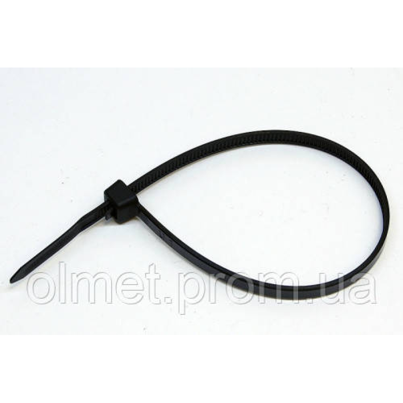 Кабельна стяжка багаторазова 5*200 мм чорна (пач 100 шт.) APRO Кабельна стяжка багаторазова 5*200 мм чорна (пач 100 шт.) APRO