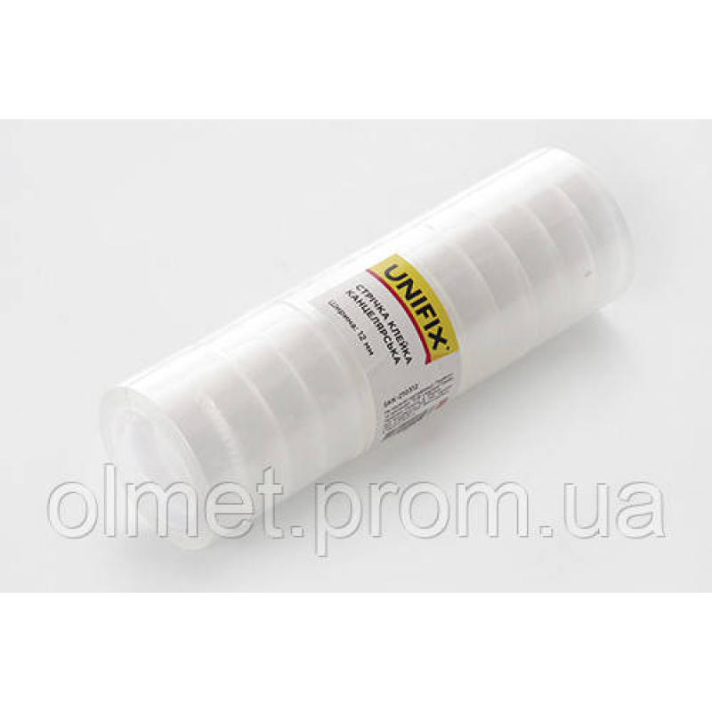 Стрічка клейка канцелярська 20 SKK-210312-30 (12шт) UNIFIX Стрічка клейка канцелярська 20 SKK-210312-30 (12шт) UNIFIX