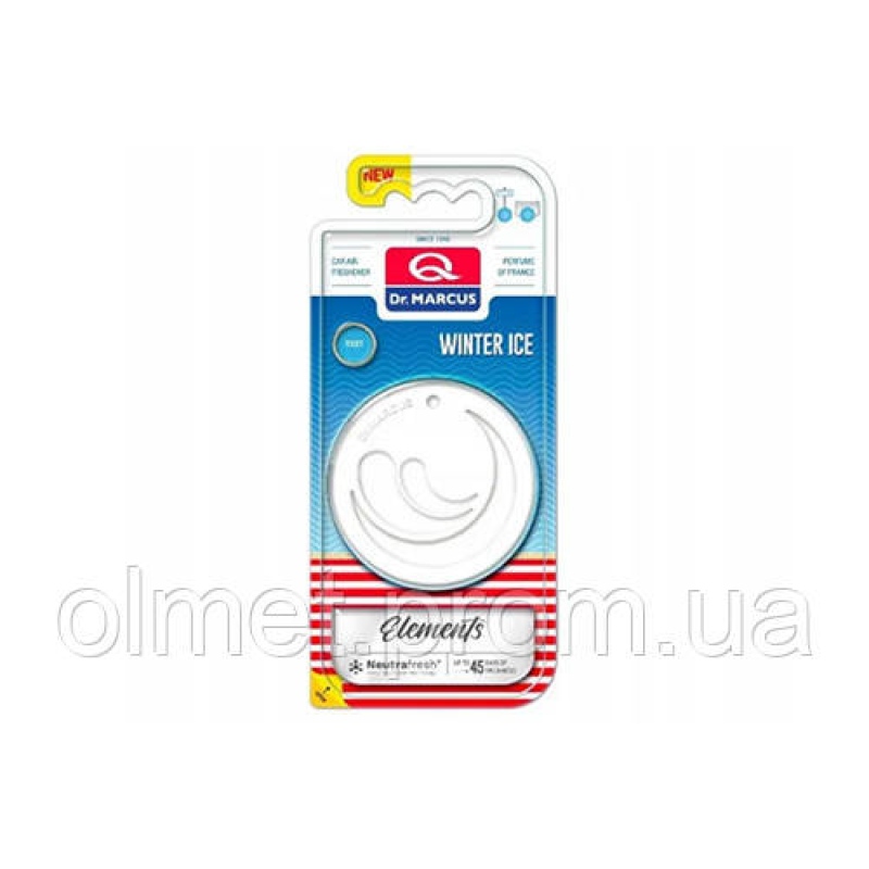 Ароматизатор Elements Зимовий лід (Winter Ice) (підвіс) Ароматизатор Elements Зимовий лід (Winter Ice) (підвіс)