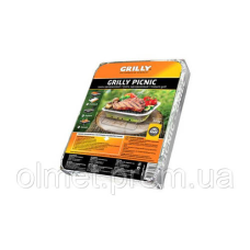 Одноразовий гриль 500 г Grilly