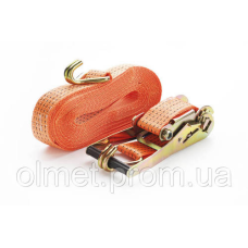 Ремінь стяжний 5T 10 м х 50 мм (пласт. ручка) СИЛА