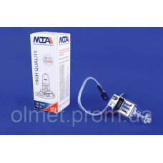 Лампа автомобільна H3 12 V 55 W PK22S (ближна/даля, протитуманна) MTA