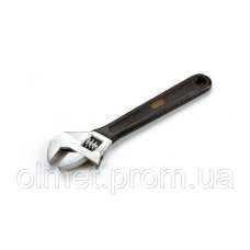 Ключ розвідний CrV 0-30/250 мм прогумований СИЛА