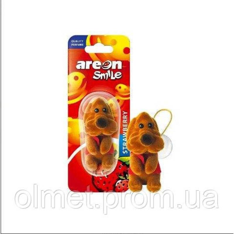 Ароматизатор Areon Smile Toys Полуниця (підвіска) Ароматизатор Areon Smile Toys Полуниця (підвіска)