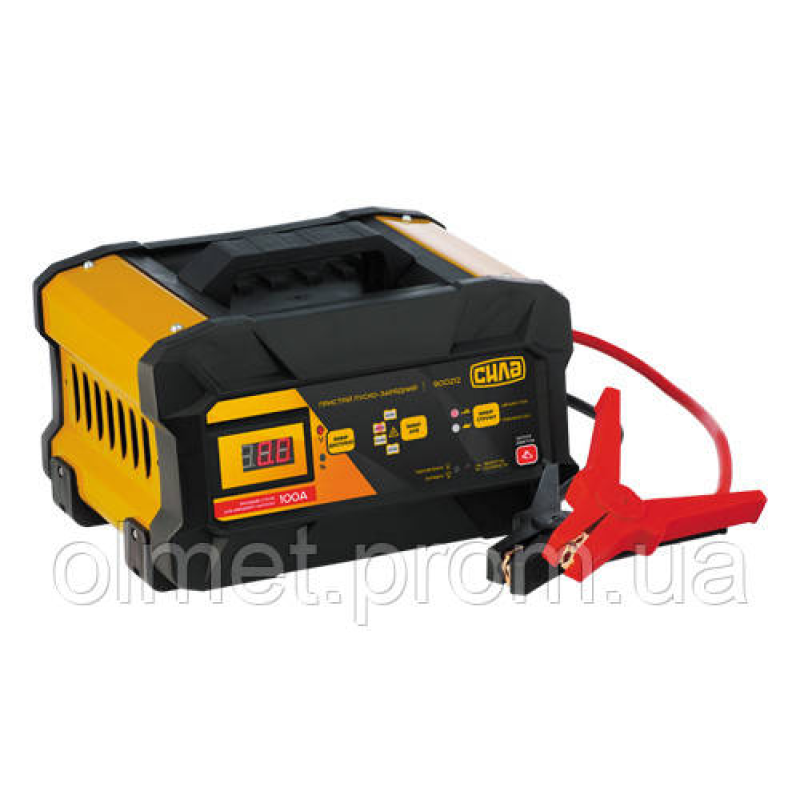 Пристрій пуско-зарядний 15 А (100 А) 6/12 В (цифровий дисплей) СИЛА Пристрій пуско-зарядний 15 А (100 А) 6/12 В (цифровий дисплей) СИЛА