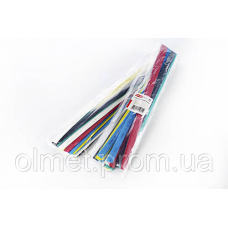 Термоусмоктувана трубка 10 мм набір 6 кольорів (пак. 1м*20шт) APRO