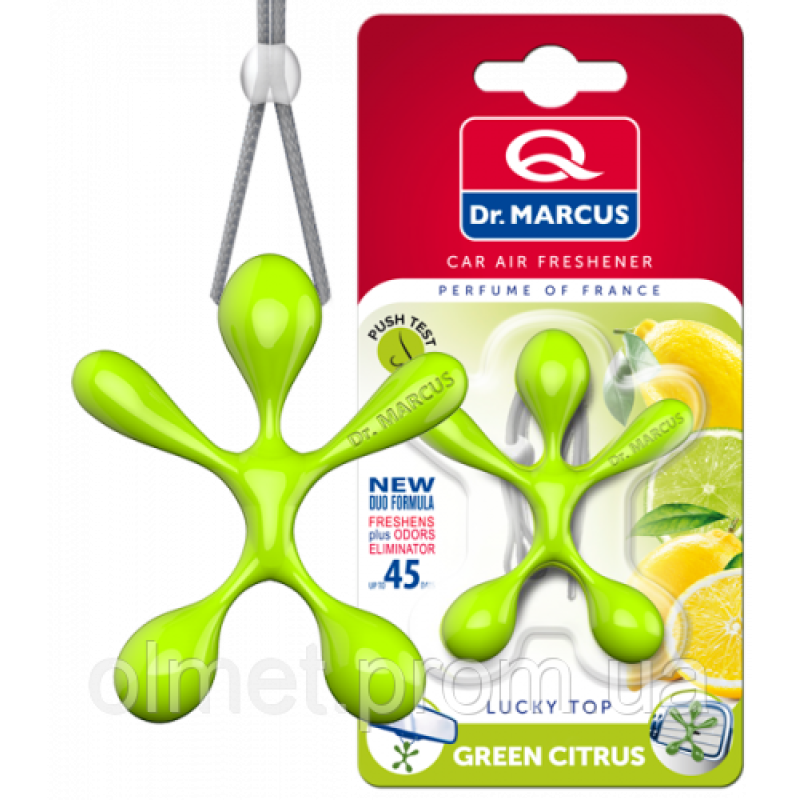 Ароматизатор LUCKY TOP цитрус (Green Citrus) (підвіс) Ароматизатор LUCKY TOP цитрус (Green Citrus) (підвіс)