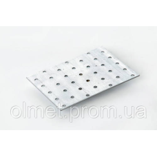 Пластина перфорована 100х200х2.0 мм оц. (пачка, раза 5 шт.) APRO