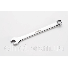 Ключ ріжково-накидний полірований CrV 7 мм СИЛА