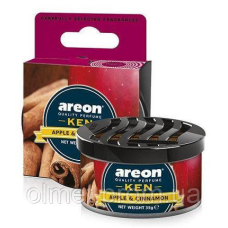 Ароматизатор AREON Ken Яблуко Кориця банку (під сидіння)