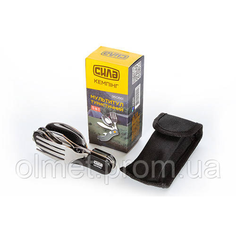 Мультитул туристичний 5 в 1 СИЛА