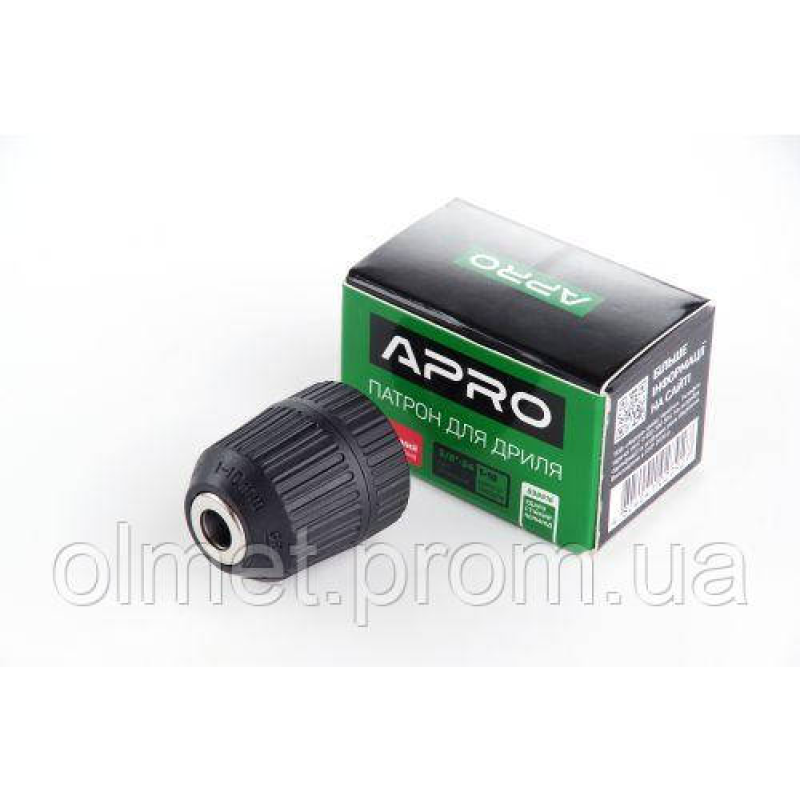 Патрон для дриля самозатискний 3/8*24, 1,0-10 мм APRO