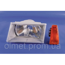 Фара ВАЗ 2108, 21083, 2109, 21099 (ліва) (жовтий поворот) СЕВІЄМ