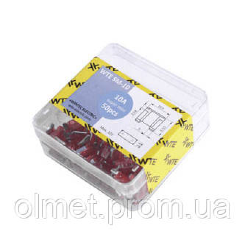 Запобіжники (плоскі супермін 10 А) (50 шт.) WTE