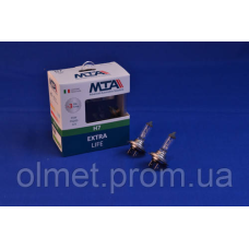 Лампа автомобільна H7 12 V 55 W PX26D EXTRA LIFE (2 шт.) (ближна/дальна, протитуманна) MTA