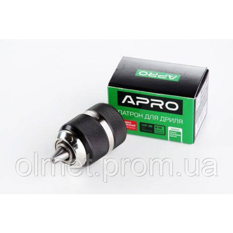 Патрон для дриля швидкозатискний 1/2-20, 2,0-13 мм APRO