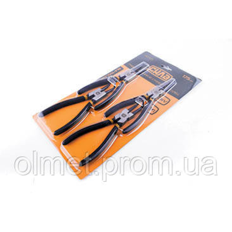 Набір прогумованих знімачів стопорних кілець (гумовані) 175 мм (4шт) СІЛА