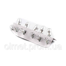 Лампа автомобільна W5W 12 V 3 W T10 (показники повороту (бокові), габарити, стоянкове освітлення/габаритні)