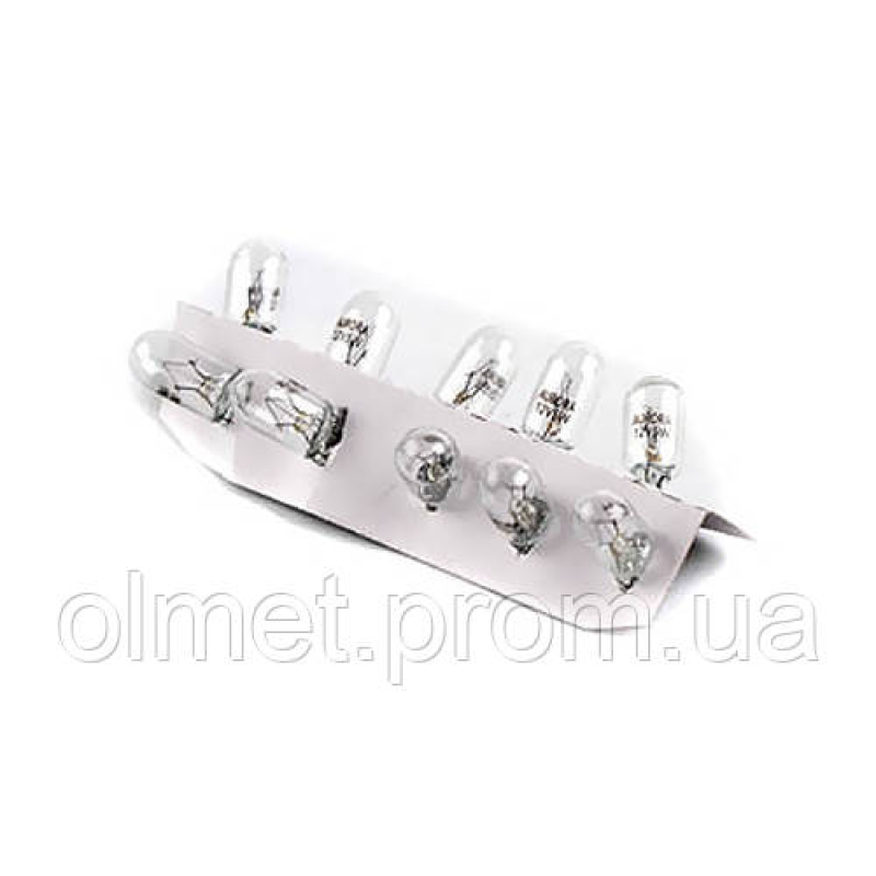 Лампа автомобільна W5W 12 V 3 W T10 (показники повороту (бокові), габарити, стоянкове освітлення/габаритні) Лампа автомобільна W5W 12 V 3 W T10 (показники повороту (бокові), габарити, стоянкове освітлення/габаритні)