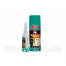 Клей з активатором для МДФ і дерева 400 мл + 100 мл Akfix