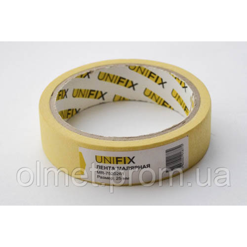 Стрічка клейка малярська 25 мм*20м MR-7520261 UNIFIX