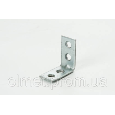 Косинець вузький 40х40х15х2.0 мм оц. (пачка, 25 шт.) APRO