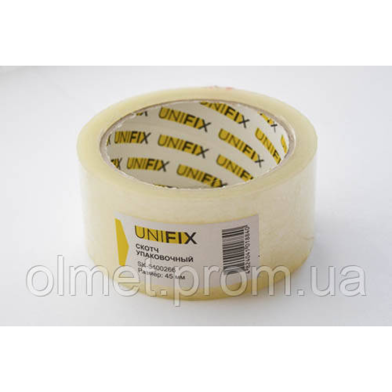 Стрічка клейка пакувальна 38 мкм 45 мм SK-5400266 200 UNIFIX