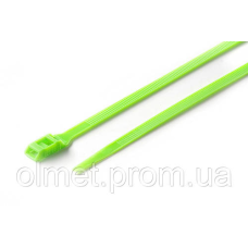 Стяжка кабельна з низьким профілем замка 8x400 салат (100 шт.) APRO