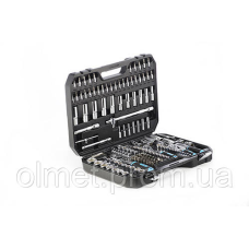 Набір насадок (інструментів) торцевих з тріскачкою CrV 1/4, 3/8, 1/2 (90Т) (150 шт.) APRO