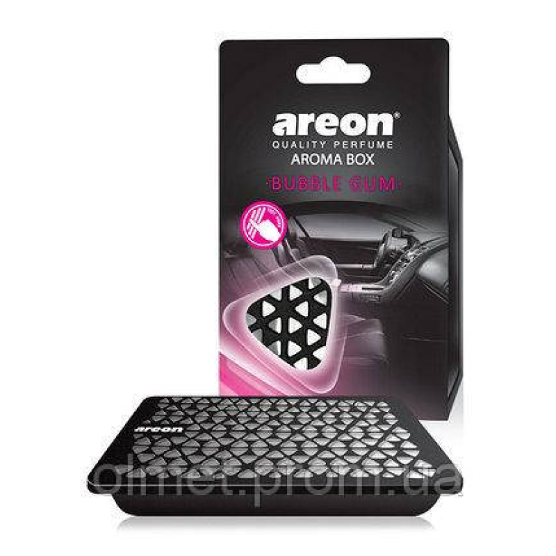 Ароматизатор AREON Aroma Box Бабл Гам банка (під сидіння)