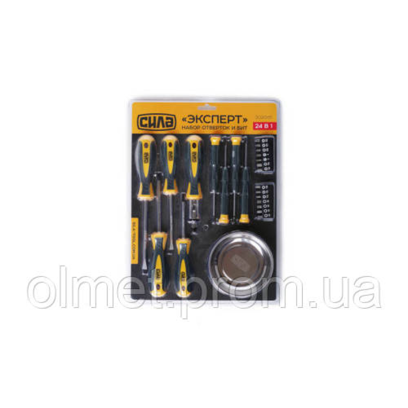 Набір викруток і біт 24 в 1 «Експерт» СІЛА Набір викруток і біт 24 в 1 «Експерт» СІЛА