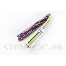 Термоусмоктувана трубка 6 мм набір 6 кольорів (пак. 1м*30шт) APRO