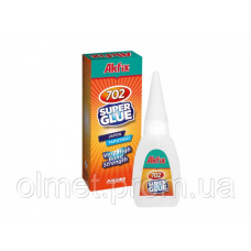 Суперклей 702 рідкий 20 мл (брутто 25 г) Akfix