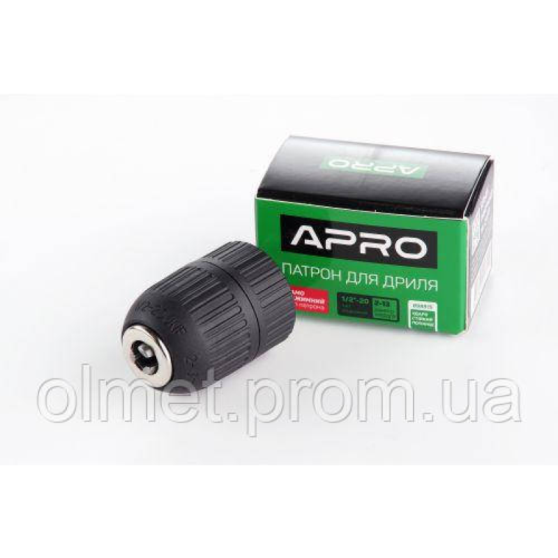 Патрон для дриля самозатискний 1/2-20, 2,0-13 мм APRO Патрон для дриля самозатискний 1/2-20, 2,0-13 мм APRO