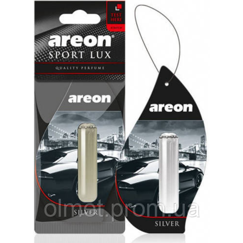 Ароматизатор AREON Sport Lux Сильвер 5 мл (підвіска з рідиною)