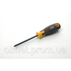Викрутка хрестова композитна ручка CrV PH2 6x100 мм (hillips) (воронна) СИЛА