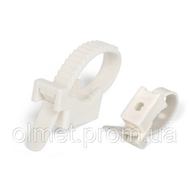 Кріплення ремінцеве біле 10х120 мм (пач 50 шт.) APRO Кріплення ремінцеве біле 10х120 мм (пач 50 шт.) APRO