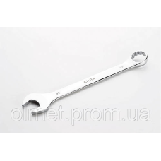 Ключ ріжково-накидний полірований CrV 32 мм СИЛА